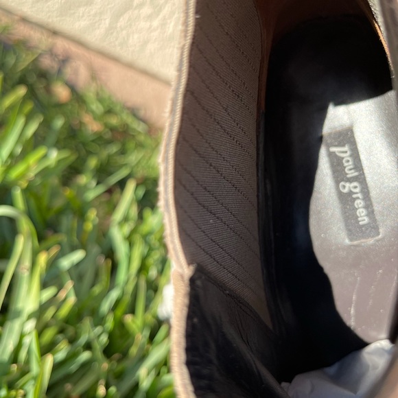 PAUL GREEN🍂🍁Natalie Taupe suede leather booties 7.5 - Picture 11 of 14